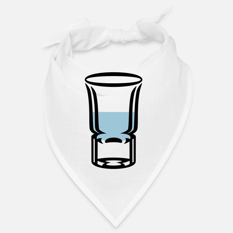 Tourné en verre en verre / de tir (2c) Bandana