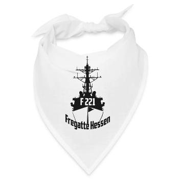 Fregatte Hessen - Bandana - Weiß - Vorne