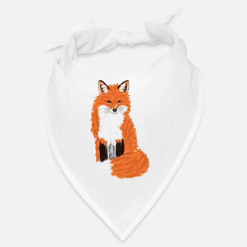 Sitzender Rotfuchs/Sitting Red Fox I Bandana