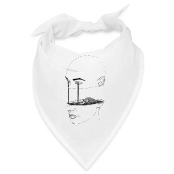 Öl Milz - Bandana - Weiß - Vorne