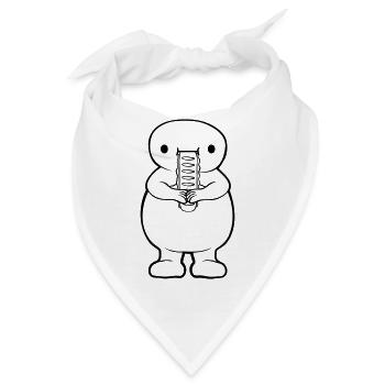 Sandwich essen Clipart - Bandana - Weiß - Vorne