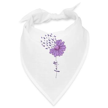 Alzheimer Krankheit Gehirn Vergessen Vergesslich - Bandana - Weiß - Vorne