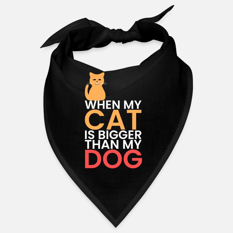 mon chat est plus gros que les chiens Bandana