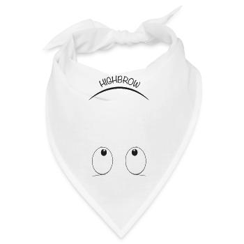 Highbrow_Eyebrow - Bandana - Weiß - Vorne
