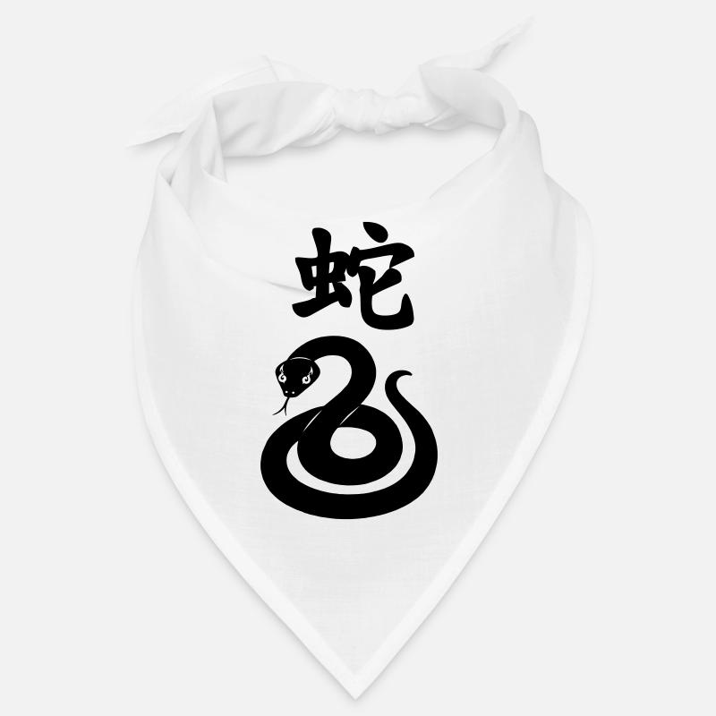 Chinese character snake with snake image Bandana