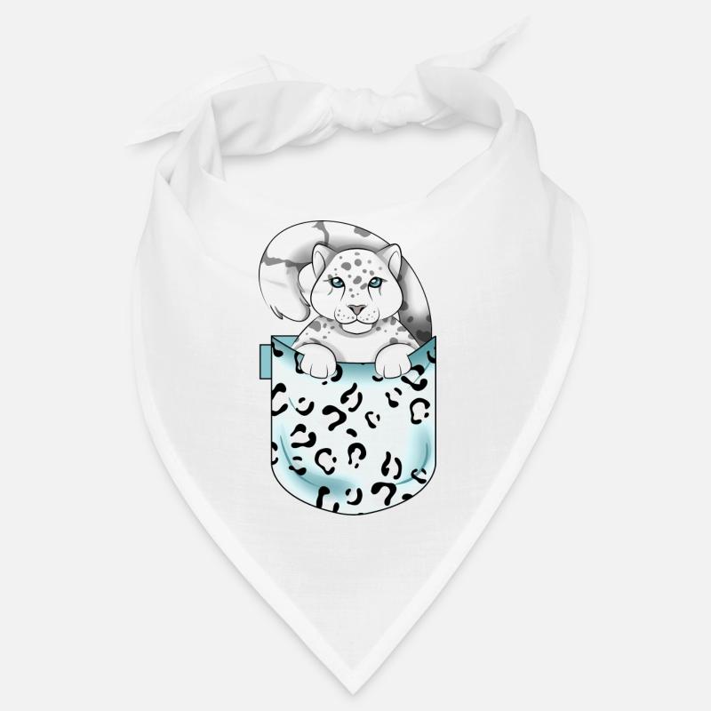 Schneeleopard Bandana