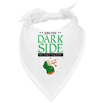 Dudelsack für Dudelsackspieler und Schotten - Bandana - Weiß - Vorne