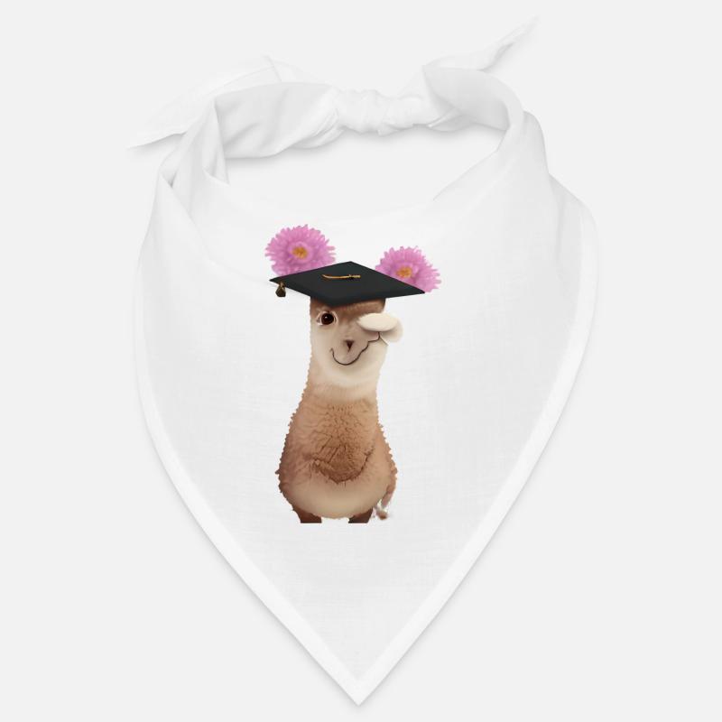 Bachelor Schulabschluss Alpaka Studium Absolvent Bandana