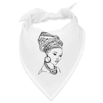 Mama africa - Bandana - Weiß - Vorne