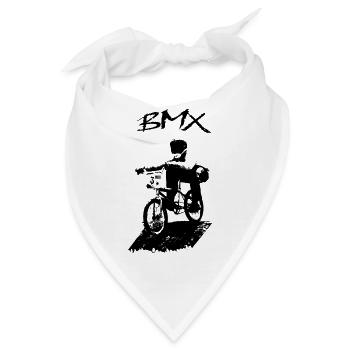 BMX-Rennen - Bandana - Weiß - Vorne