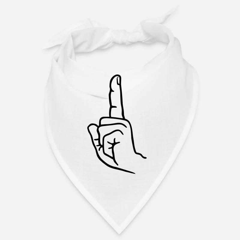 Handgeste, Fingerheben Bandana