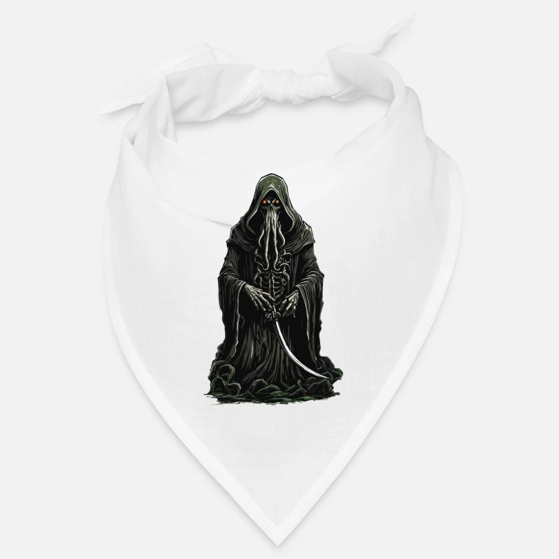 Tentacle Grim Reaper Halloween Horror Design Bandana