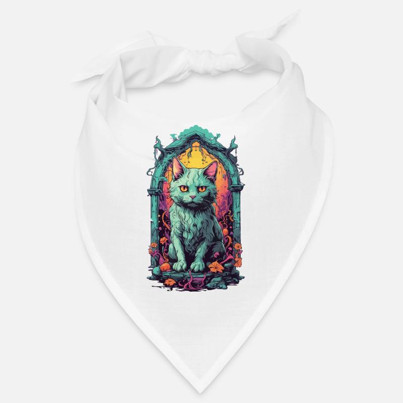 Démons occultes chat Halloween chats design Bandana