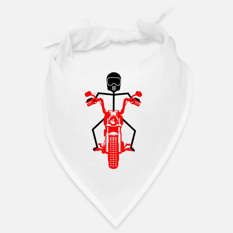 Black stickmen with red engine Bandana