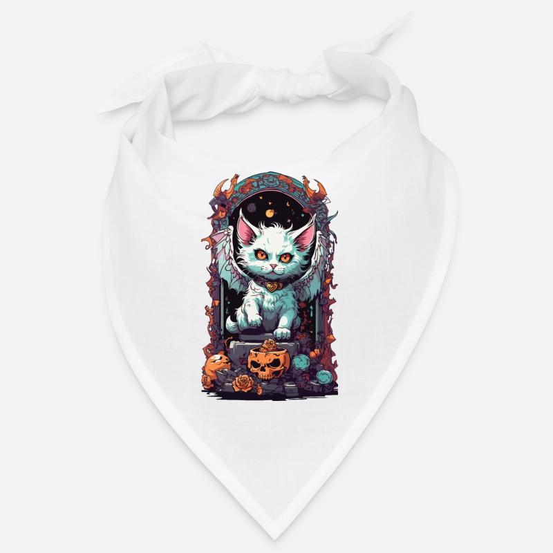 Occult Demons Cat Gothic Style Bandana