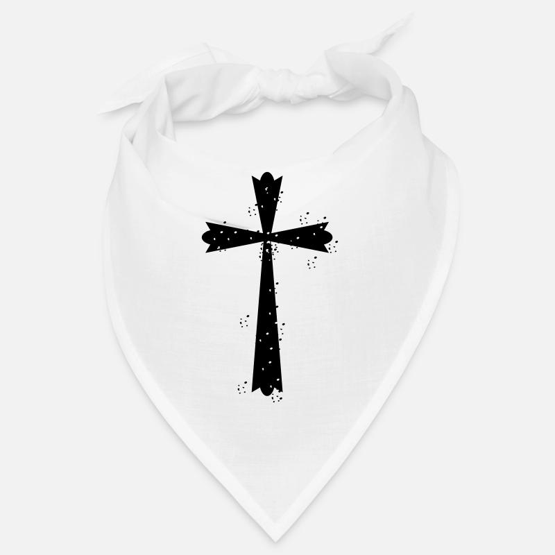 Croix avec des taches blanches > des graphiques vectoriels Bandana
