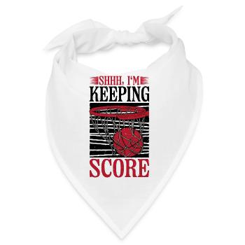 Shhh, I'm Keeping Score 21 - Bandana - Weiß - Vorne