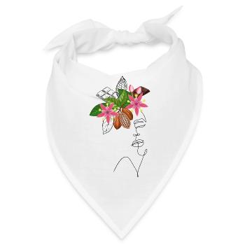 Lady Chocolate - Bandana - Weiß - Vorne