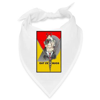 eat ze bugs - Bandana - Weiß - Vorne