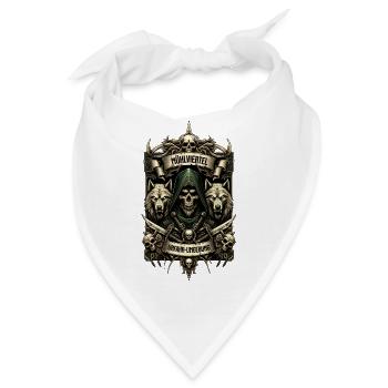 Mühlviertel cooles Urfahr Umgebung Design - Bandana - Weiß - Vorne
