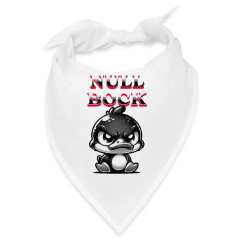 NULL BOCK - Bandana - Weiß - Vorne