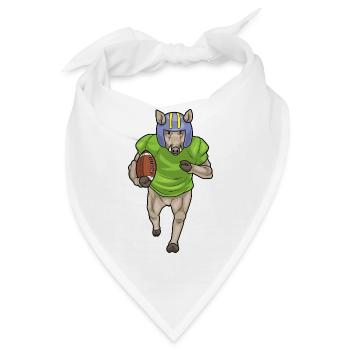 Eber American Football Sport - Bandana - Weiß - Vorne