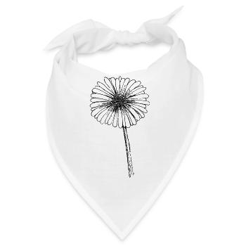 Tag des Gänseblümchens - Bandana - Weiß - Vorne