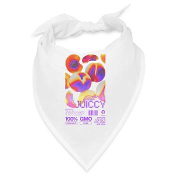 Juicy Peach Statement - Bandana - Weiß - Vorne