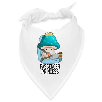 Passagier Prinzessin lustige Pilz süße Freundin - Bandana - Weiß - Vorne