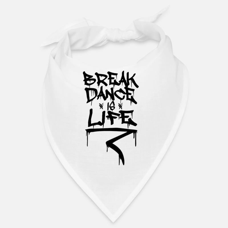 Breakdance Motivation - Bandana - blanc