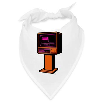 Retro-Future TV - Bandana - Weiß - Vorne