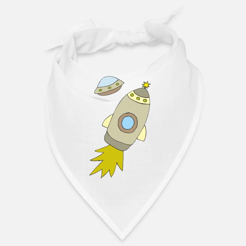 Space rocket with luminous propulsion Bandana