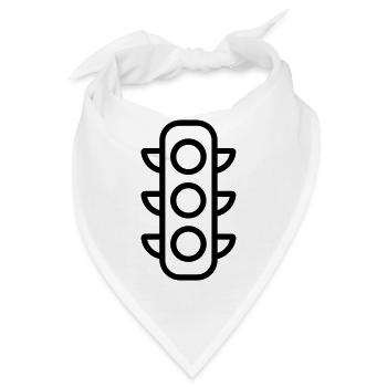 Ampel - Bandana - Weiß - Vorne