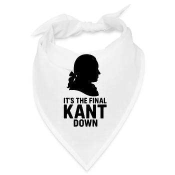 final kant down - Bandana - Weiß - Vorne