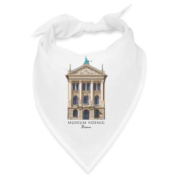 Bonn, Museum König, handgezeichnet - Bandana - Weiß - Vorne