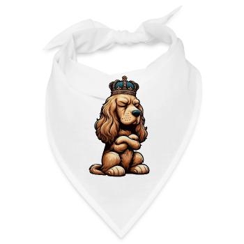 Cocker Spaniel Cockerhund Cocker Spaniel Besitzer - Bandana - Weiß - Vorne
