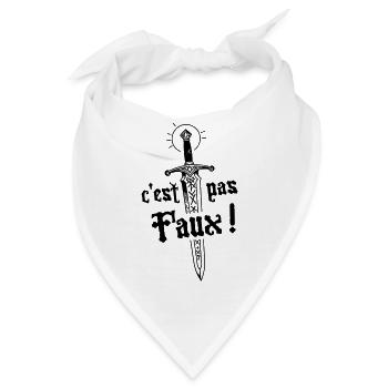 Es ist nicht falsch! Legende von Camelot - Bandana - Weiß - Vorne