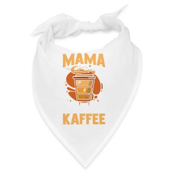 Kaffee Kaffeeliebhaber Mutter Mama - Bandana - Weiß - Vorne
