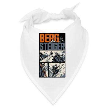 Bergsteiger Alpen Abenteuer - Bandana - Weiß - Vorne