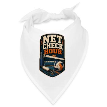 NET CHECK HOUR - Bandana - Weiß - Vorne