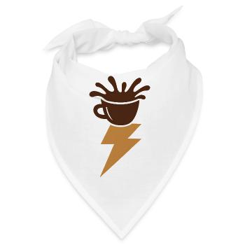 Espressoblitz. - Bandana - Weiß - Vorne