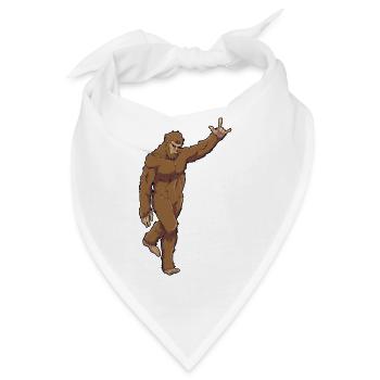Bigfoot Rocks - Bandana - Weiß - Vorne