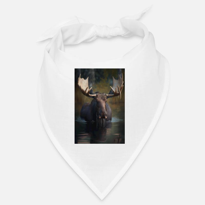 Moose Realistic Bandana