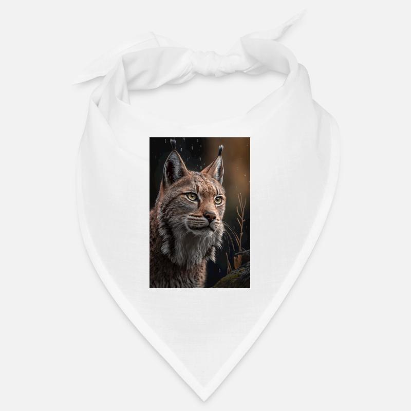 Luchs - Bandana - Weiß