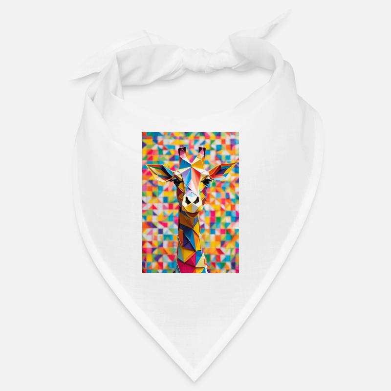 Rainbow Giraffe Bandana