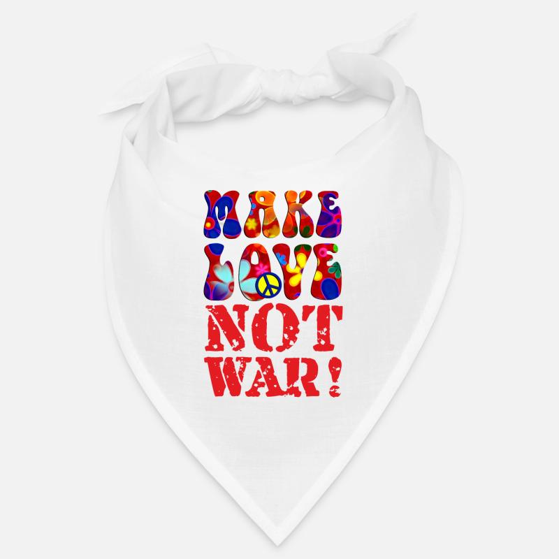 PEACE Message - MAKE LOVE NOT WAR 3 Bandana