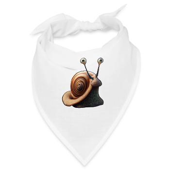 Schnecke Harry - Bandana - Weiß - Vorne