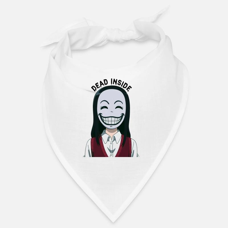 "Dead inside" Smiling anime girl Bandana