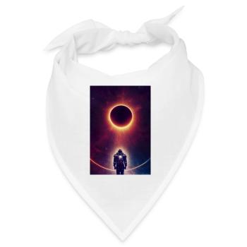 Charakter Kaiser des Kosmos leuchtend golden - Bandana - Weiß - Vorne