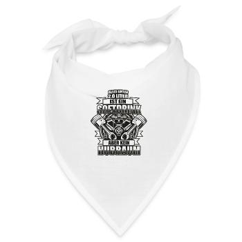 Hubraum - Bandana - Weiß - Vorne